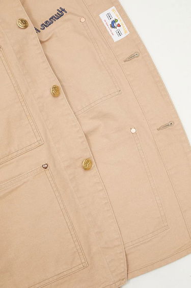 Bunda Human Made Washed Duck Coverall Jacket Béžová | HM28JK013, 4