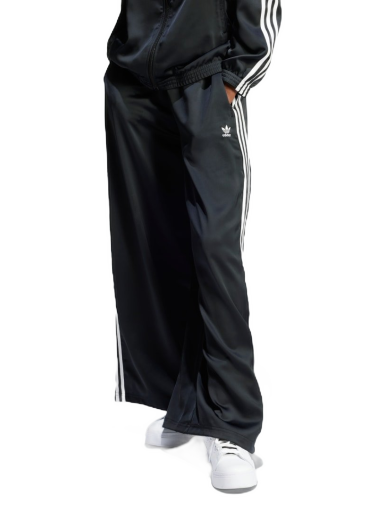 Tepláky adidas Originals Satin Wide Leg Track Pants Čierna | IU2520