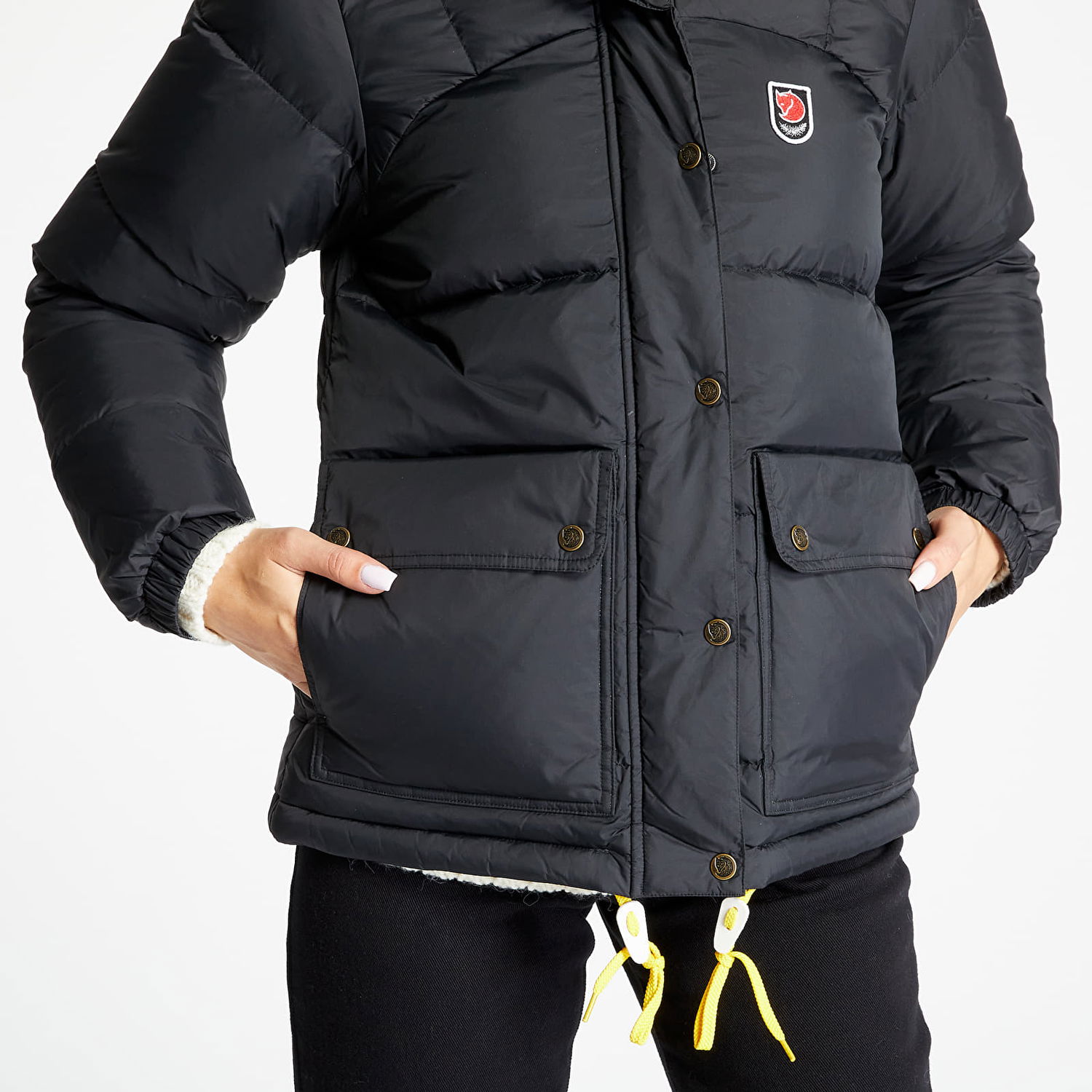 Prešívaná bunda FJÄLLRÄVEN Expedition Down Lite Jacket Čierna | F89995-550, 1