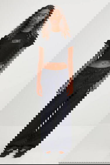 Džínsy Carhartt WIP Brandon High Waist Wide Leg Jeans Navy | I035892.102, 4