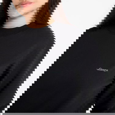 Mikina Queens Queens Essential Crewneck Sweatshirt Čierna | QNS_106, 2