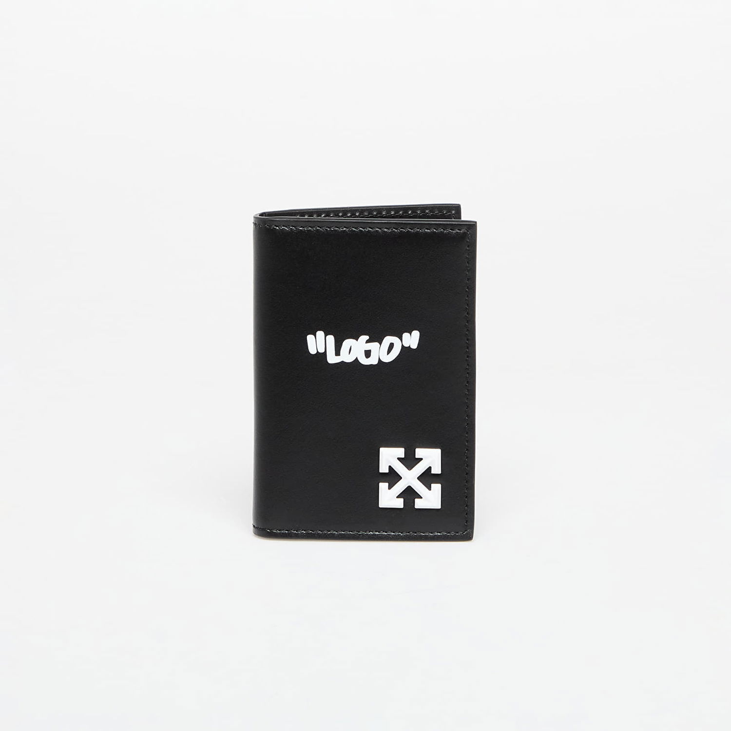 Peňaženka Off-White Off-White Jitney Quote Documents Holder Čierna | OMND09MC99LEA0011001, 0