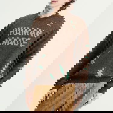 Sveter Human Made Human Made Graphic Knit Sweater Rôznofarebný | HM30CS014-BRN, 2