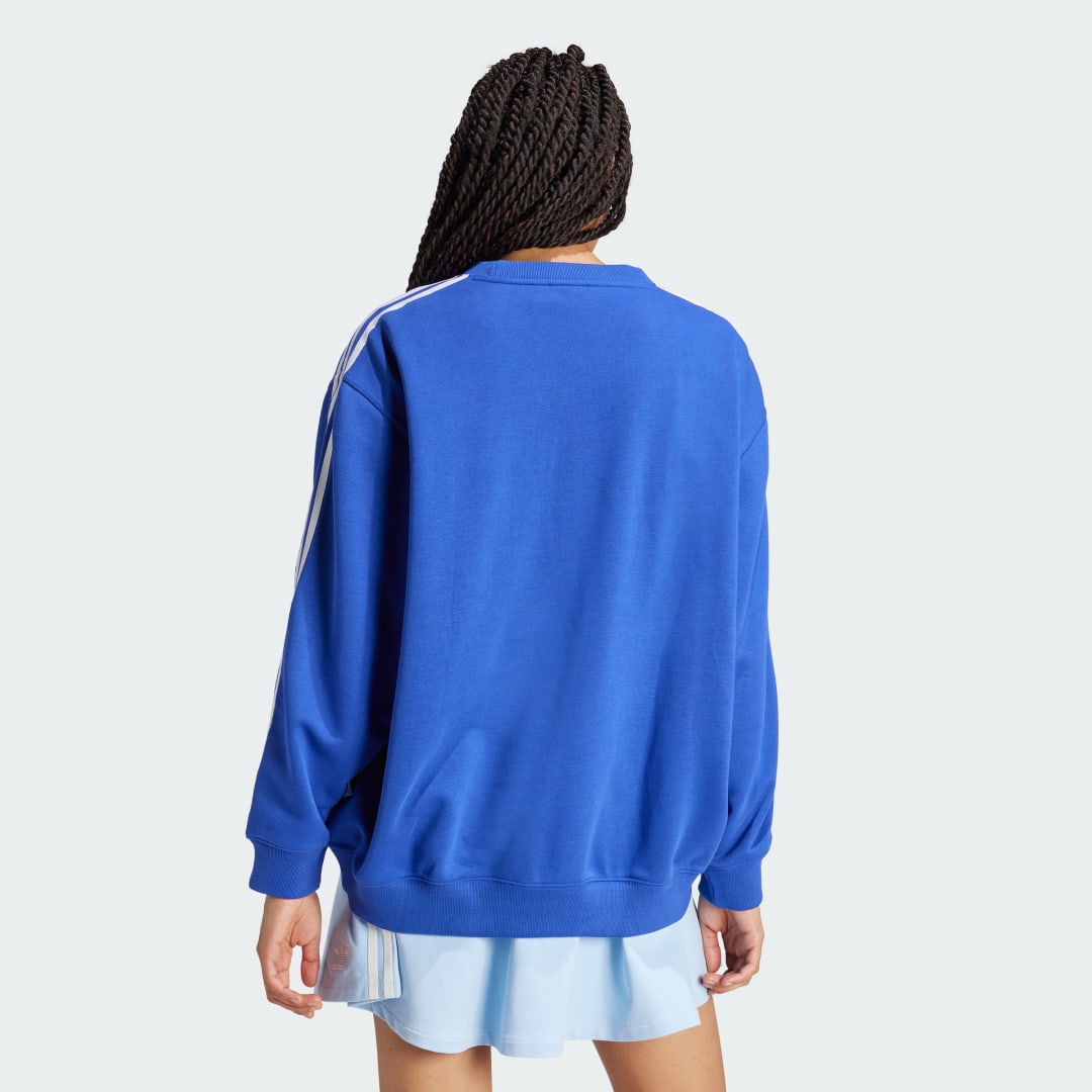 3-Stripes Oversized Crew