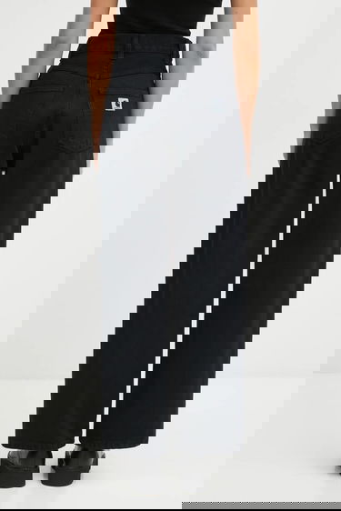 Džínsy Carhartt WIP Brandon Pant High Waist Wide Leg Čierna | I035892.01LF, 2