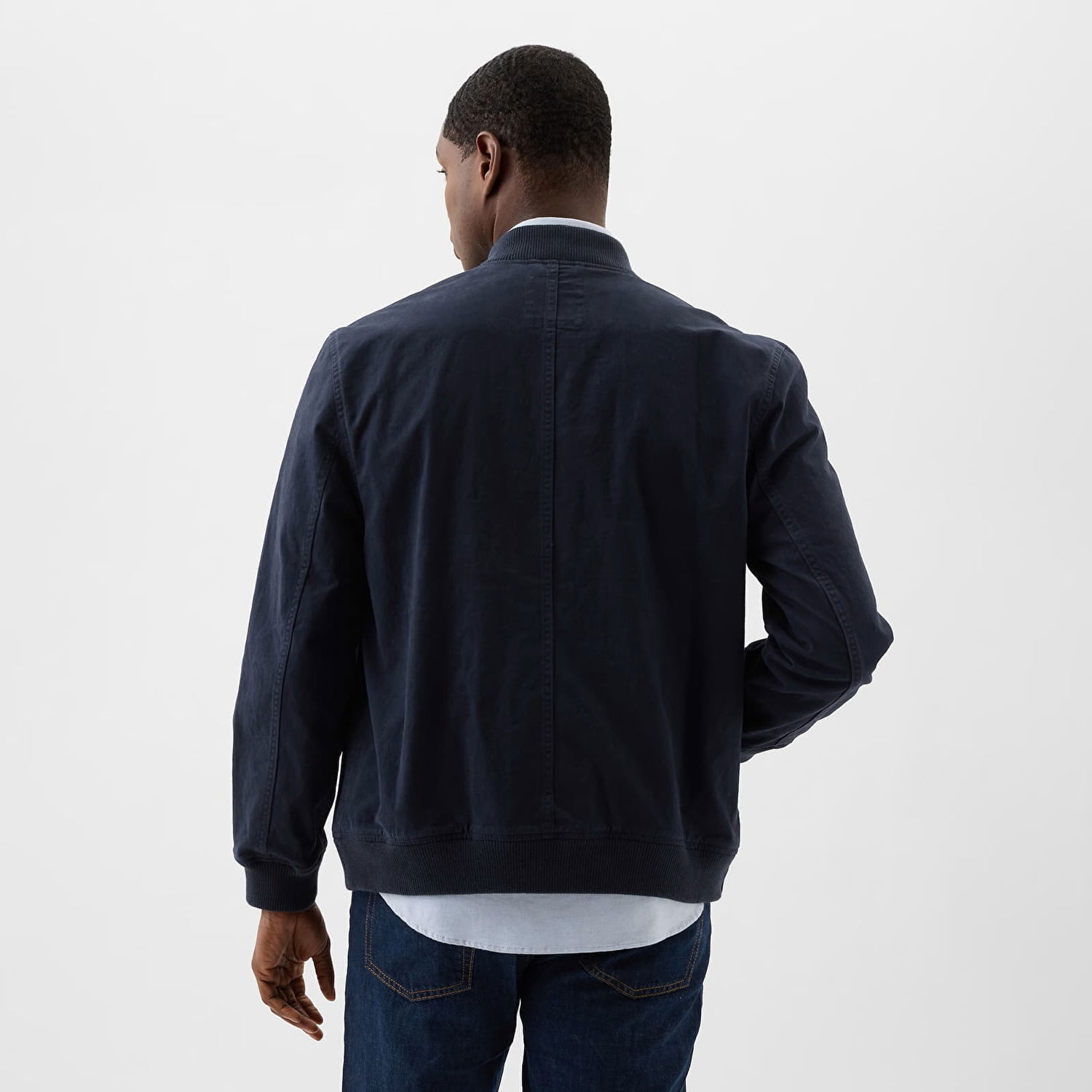 Bomber bunda GAP Bomber Jacket New Classic Navy Navy | 885316-00, 1