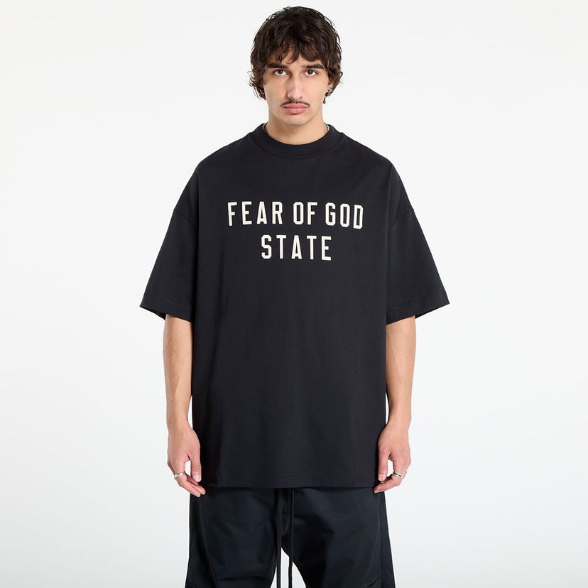 Tričko Fear of God Fear of God Essentials 90's Short Sleeve T-Shirt Čierna | 125SP254470F-861