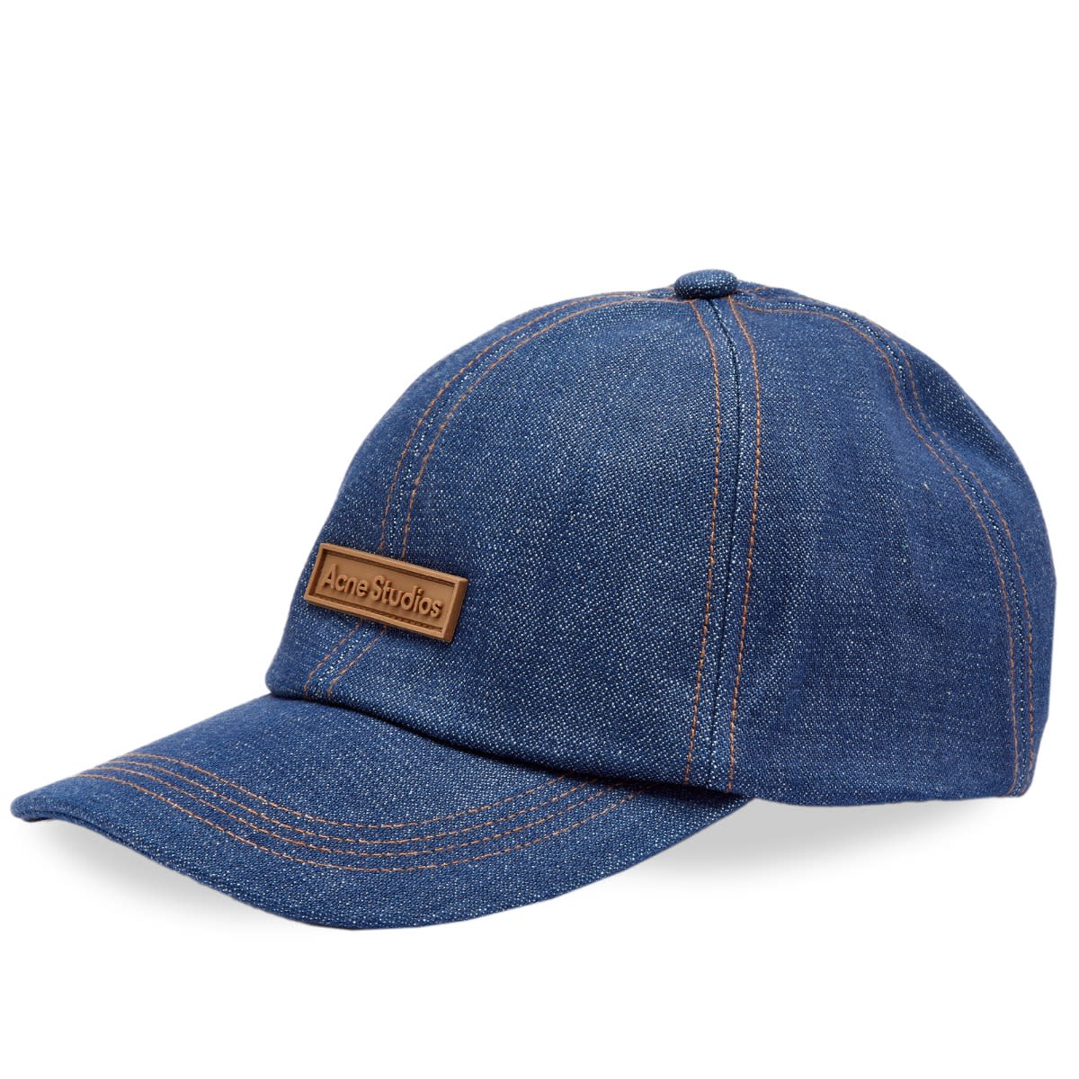 Carliy Denim Patch Cap