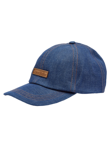 Šiltovka Acne Studios Carliy Denim Patch Cap Navy | C40293-135