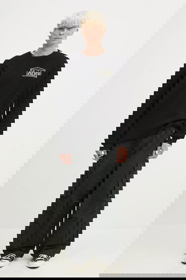 Cargo nohavice Vans Premium Classics LX Baggy Cargo Pant Čierna | VN000HMYD6P1, 4