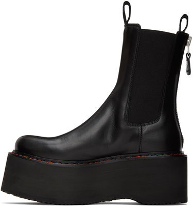 Oblečenie R13 R13 Double Stack Platform Chelsea Boots Čierna | R13S0245-001, 2