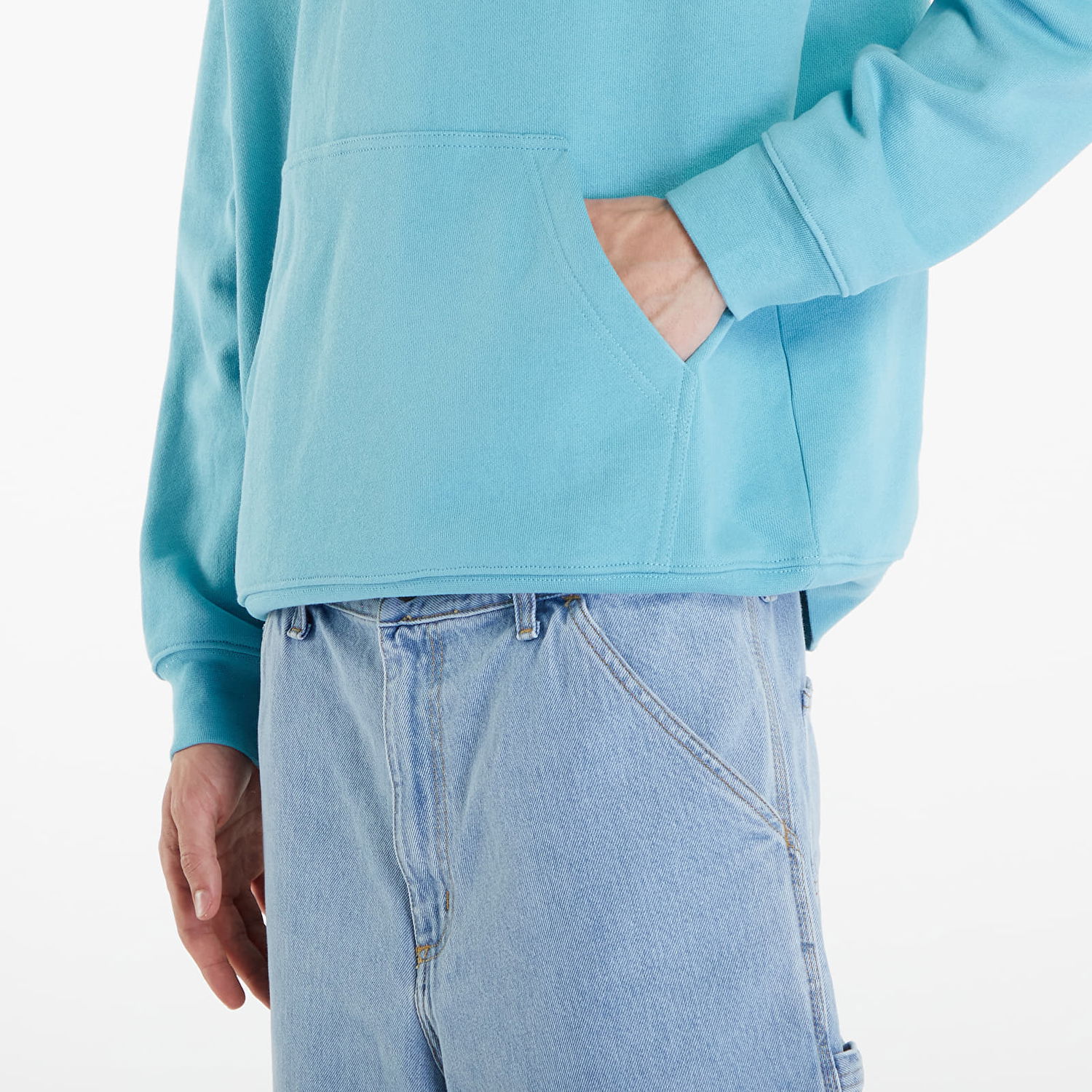 Mikina Dime Classic Small Logo Hoodie Ocean Blue Tyrkysová | DIMESP24D29BLU, 1