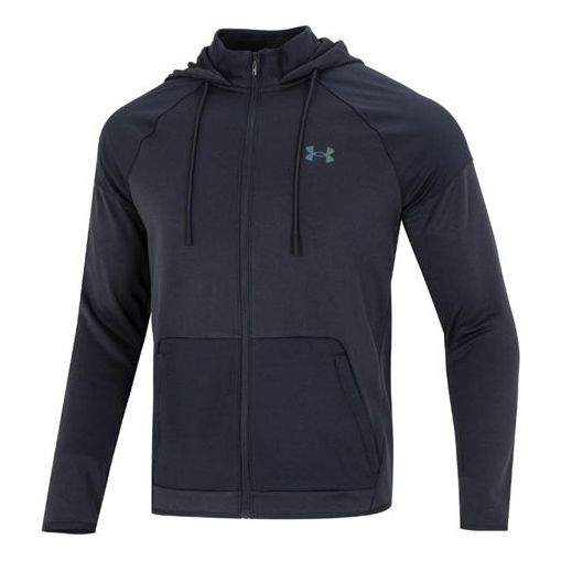 Mikina Under Armour RUSH Warm-Up Full-Zip Hoodie Jacket Čierna | 1373719-001