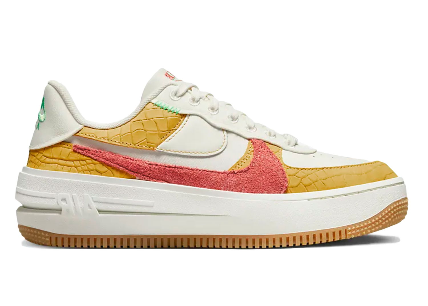 Tenisky a topánky Nike Air Force 1 PLT.AF.ORM Sail Yellow Ocher W Béžová | DX3209-133, 0