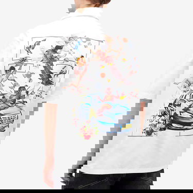 Košeľa Off-White Off-White Fresco Arrow Poplin Bowling Shirt, Size Small Biela | OMGG013S25FAB0010187, 3