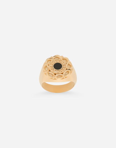 Prsteň Dolce & Gabbana Dolce & Gabbana Floral Enameled Ring Metalická | WRQ5S3W1111ZOO00, 0