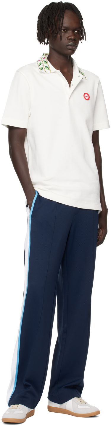 Tepláky Casablanca Casablanca Pique Track Pants Navy | MPF25-JTR-192-01, 3