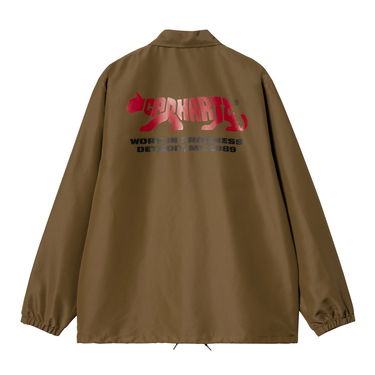 Bunda Carhartt WIP Rocky Coach Jacket Lumber / Samba / Black Hnedá | I032974_27U_XX, 2