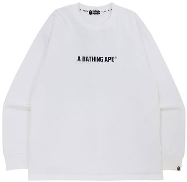 Sveter BAPE BAPE Busy Works Relaxed Fit Long Sleeve T-Shirt Size: L Biela | 001LTH701002I, 0