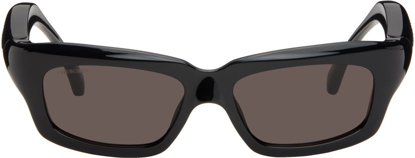Slnečné okuliare Balenciaga Balenciaga Rectangular Sunglasses Čierna | BB0385S-001