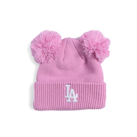Kulicha New Era LA Dodgers Double Pom Beanie Ružová | 60565279, 0