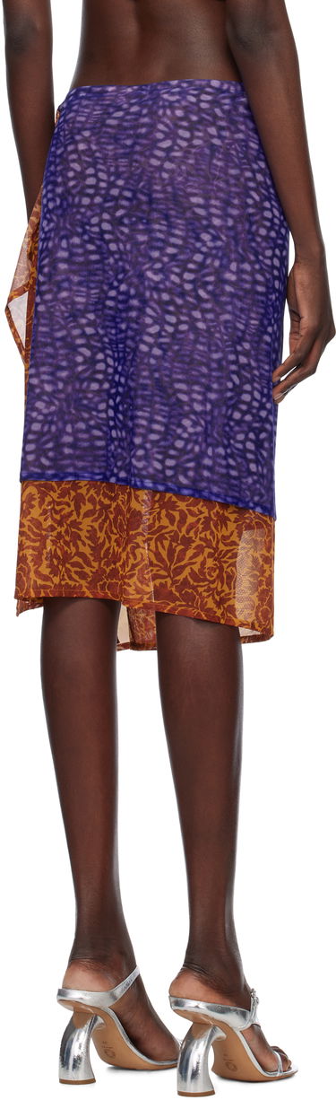 Sukňa Dries Van Noten Dries Van Noten Double Layered Midi Skirt Rôznofarebný | 251-011164-1619, 2