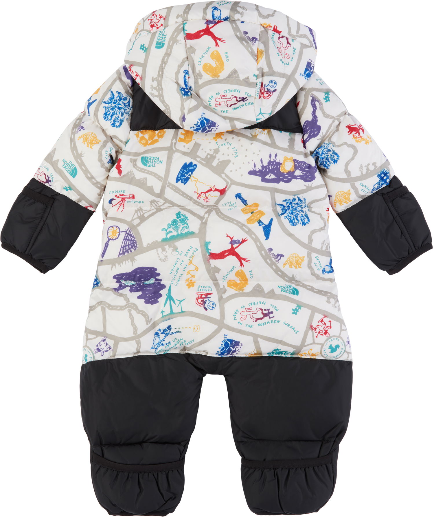Overal The North Face Kids' 1996 Retro Nuptse Print Down Snowsuit Rôznofarebný | NF0A7WPF4FO, 1