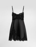 Dolce & Gabbana Soft Satin Lace Dress