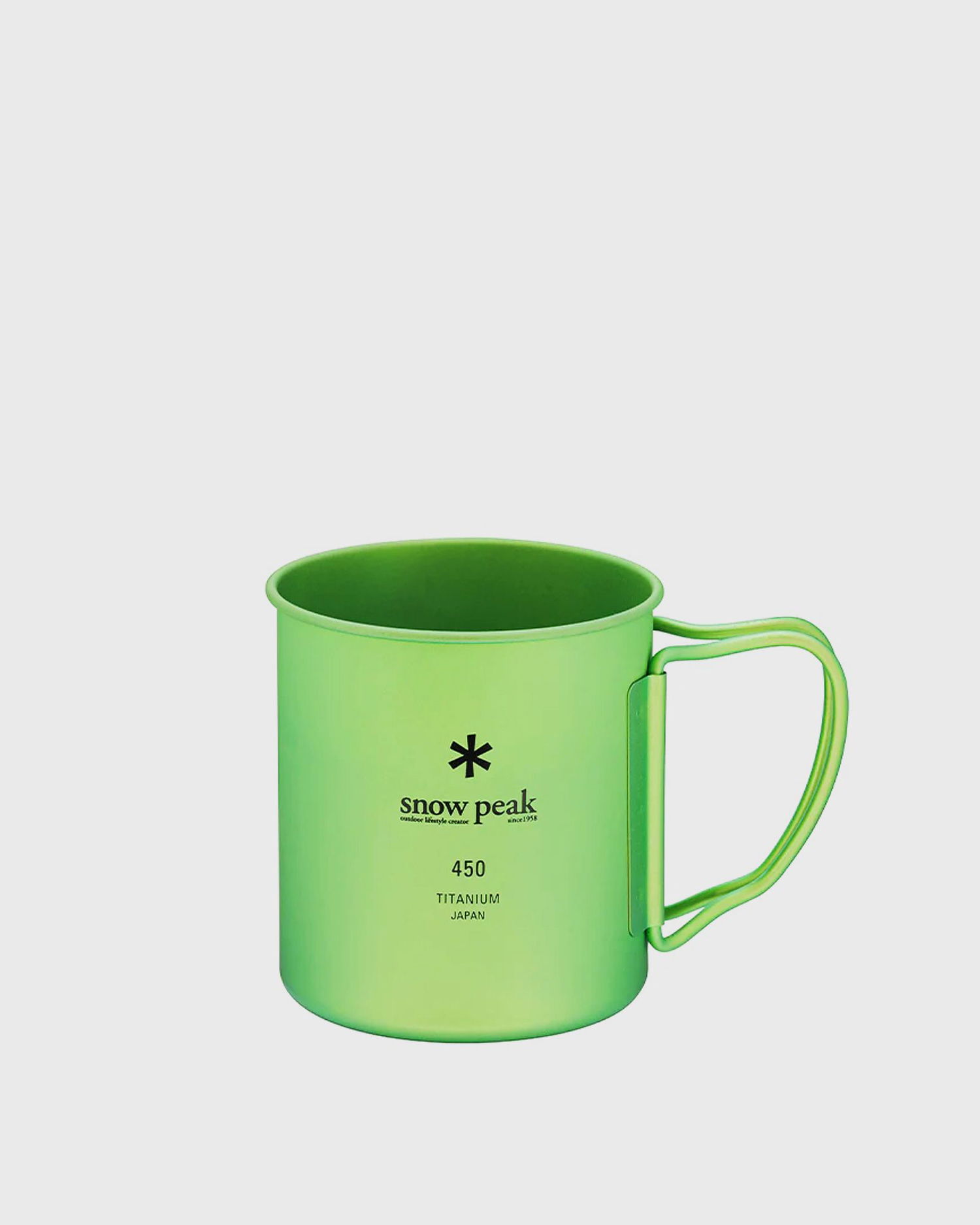 Oblečenie a doplnky Snow Peak Titanium Single 450 Cup Zelené | MG-143-GR, 1