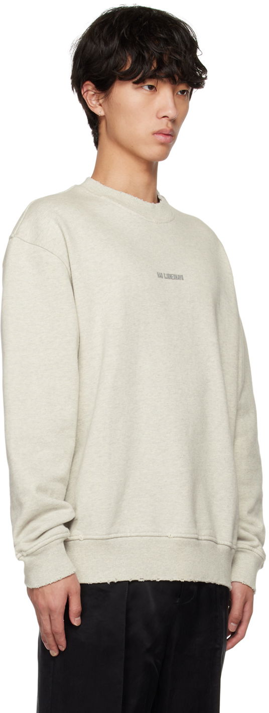 Sveter Han Kjøbenhavn Han Kjobenhavn Distressed Sweatshirt Šedá | M-131443, 1