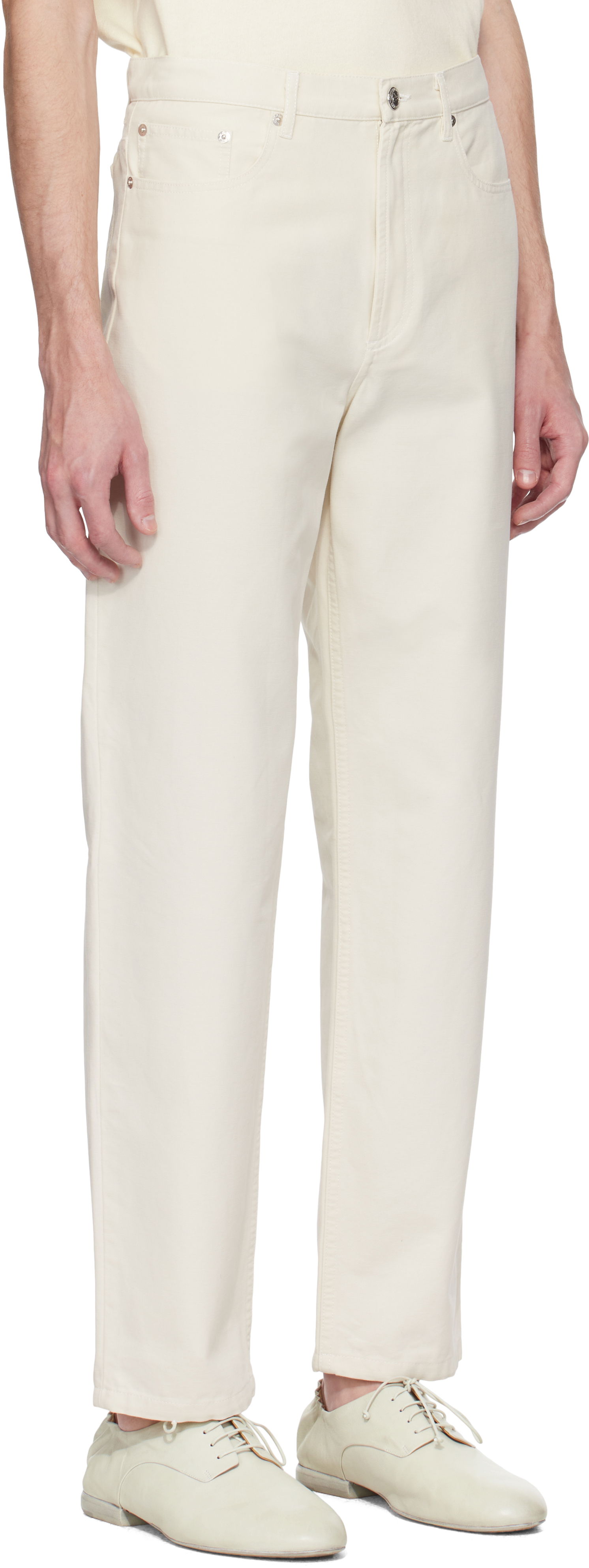 Džínsy A.P.C. A.P.C. Martin Loose-Fit Jeans Biela | COGBJ-H09121, 1