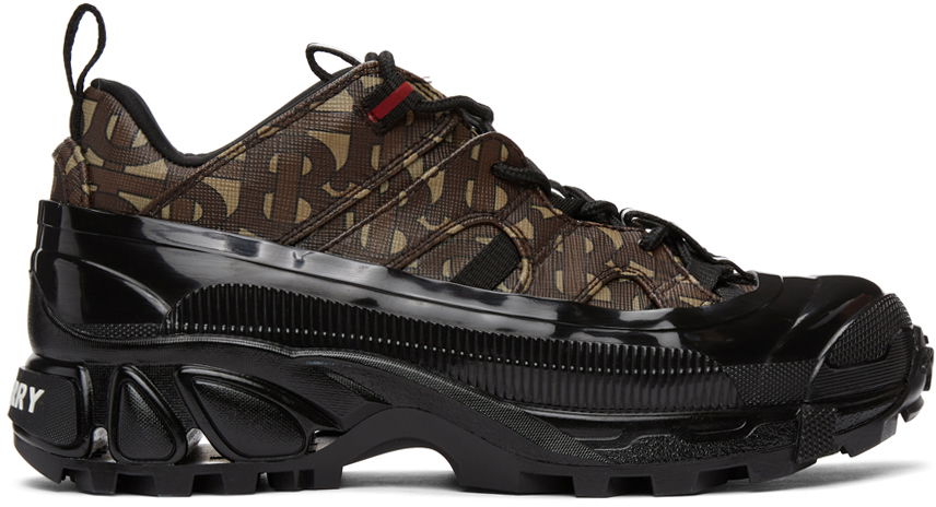 Tenisky a topánky Burberry Monogram Arthur Sneakers 'Brown E-Canvas' Hnedá | 8020678, 0