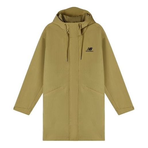 Parka New Balance Casual Long Jacket Zelené | AMJ11337-BEI