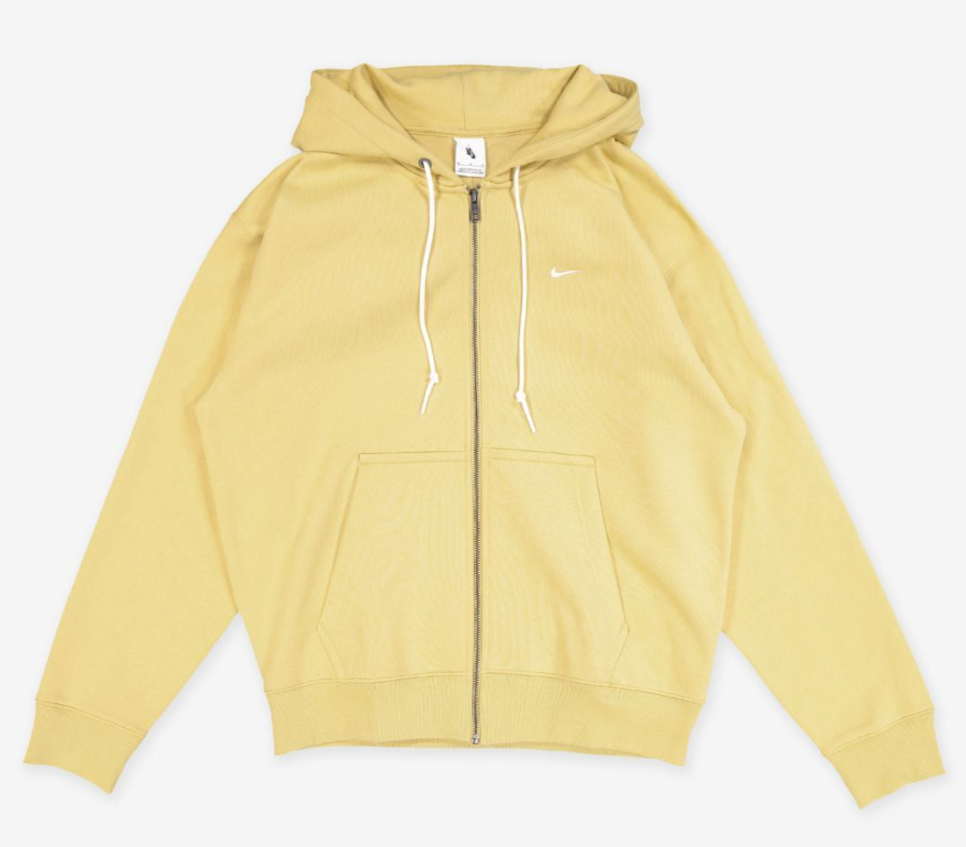 Mikina Nike SOLO SWOOSH FULLZIP HOODIE Žltá | DR0403-700, 0