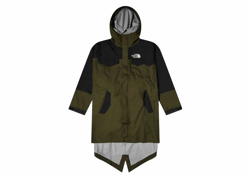 Pláštenka The North Face Packable Fishtail Shell Parka Zelené | 87UC