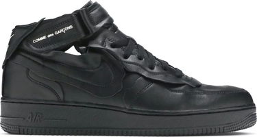 Tenisky a topánky Nike Comme des Garçons x Air Force 1 Mid Black Čierna | DC3601-001, 1