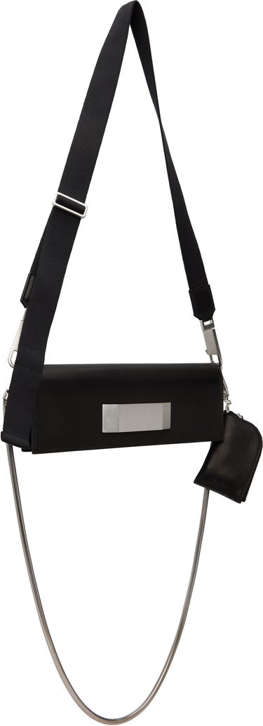 Taška cez rameno Rick Owens Rick Owens Hollywood Griffin Baguette Bag with Metal Detail Čierna | RO01E7442 LBLWEH, 1