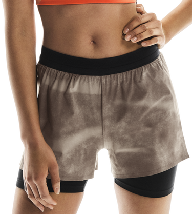 Šortky On Running 3" Performance 2-in-1 Running Shorts Béžová | 1wf10472986, 0