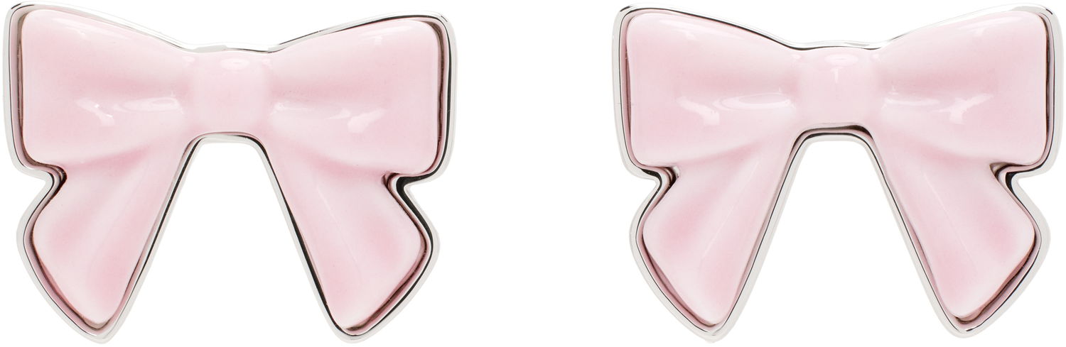 Náušnice SHUSHU/TONG YVMIN Edition Bowknot Ceramic Earrings Ružová | 25616PNK00DN2, 0