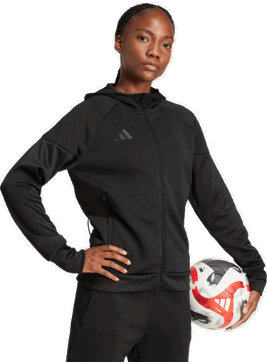 Mikina adidas Performance Tiro 25 Full-Zip Hoodie Čierna | JD9079, 3