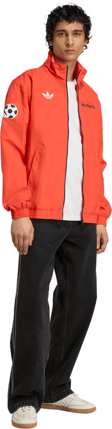 Bunda adidas Originals New England Revolution Anthem Jacket Oranžová | jm5023, 5