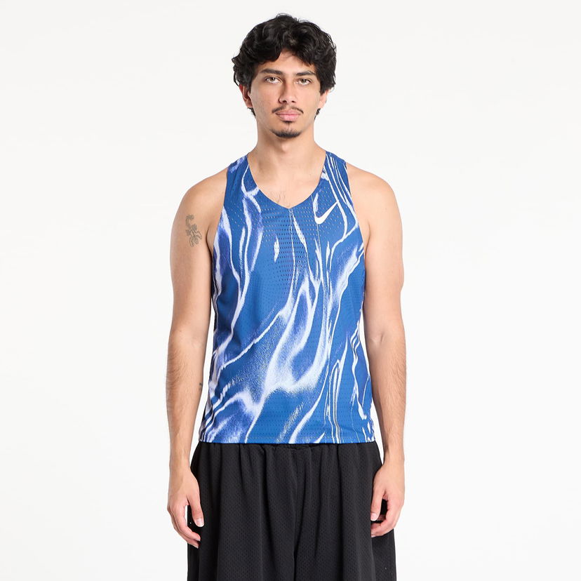 Tielko Nike Nike AeroSwift Singlet Modrá | HV2643-492