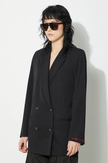 Kabáty Fiorucci Fiorucci Double-Breasted Blazer Čierna | W01FPBDO044KN03BK01, 3
