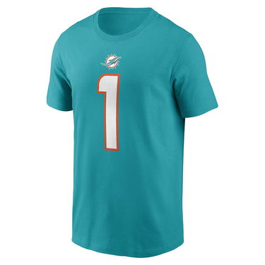 Tričko Nike NFL Miami Dolphins N&N T-Shirt Tua Tagovailoa Tyrkysová | N199-3GT-9PF-UZ0, 1