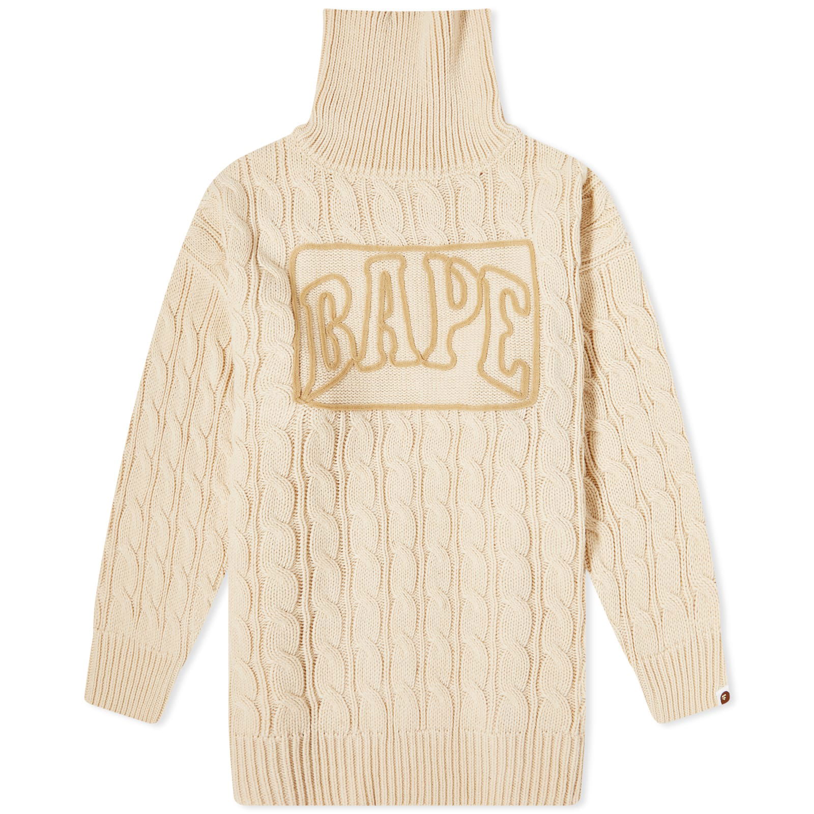 Logo Cable Knit Sweater