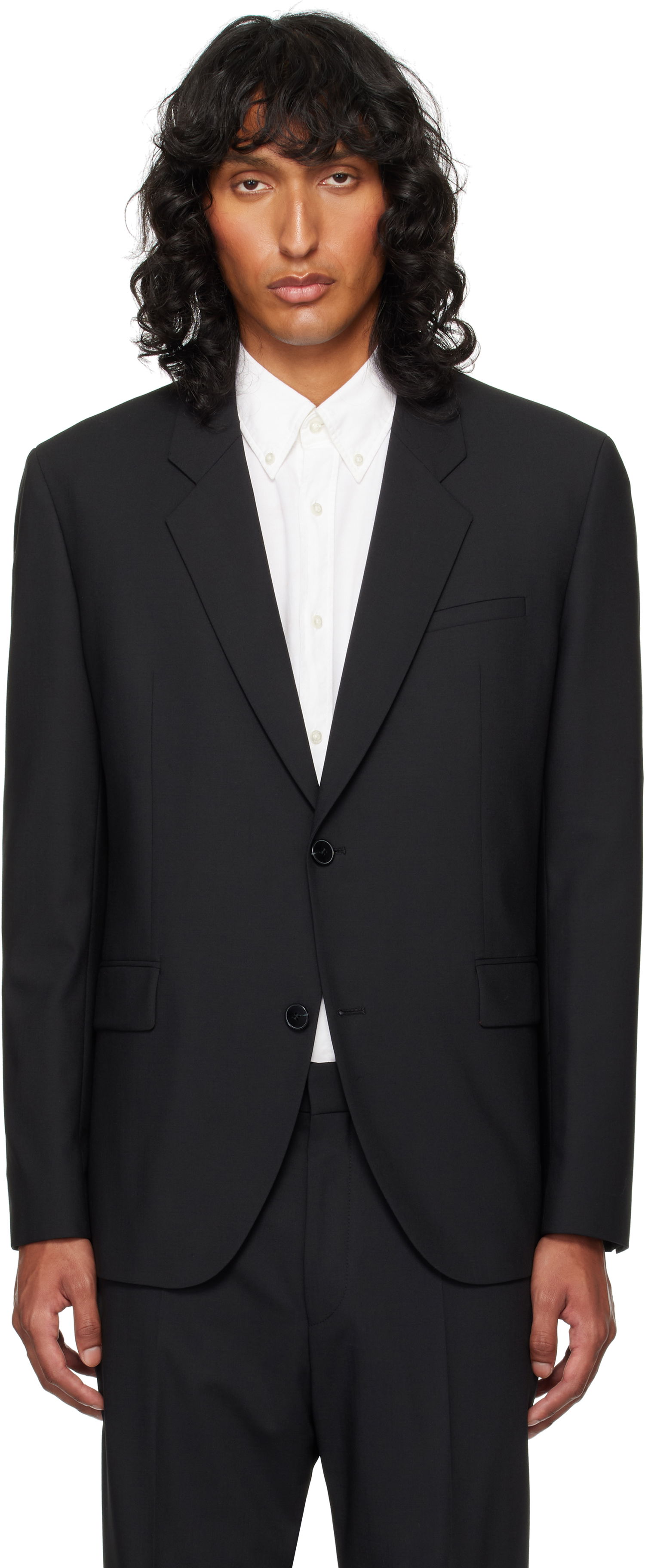 Bunda BOSS Twill Blazer Čierna | 50500250, 0
