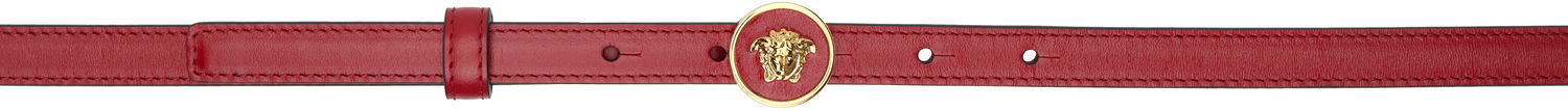 Opasok Versace Versace Medusa Biggie Leather Belt Červená | 1017319_DV3T, 0