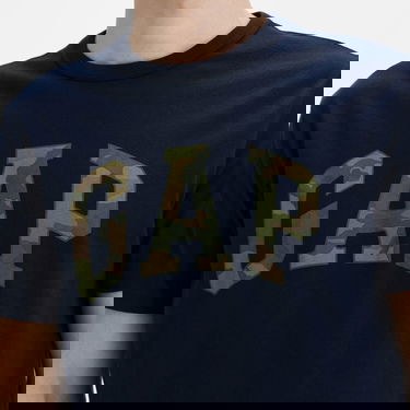 Tričko GAP Camo Arch Logo Tee Navy | 500039-00, 2