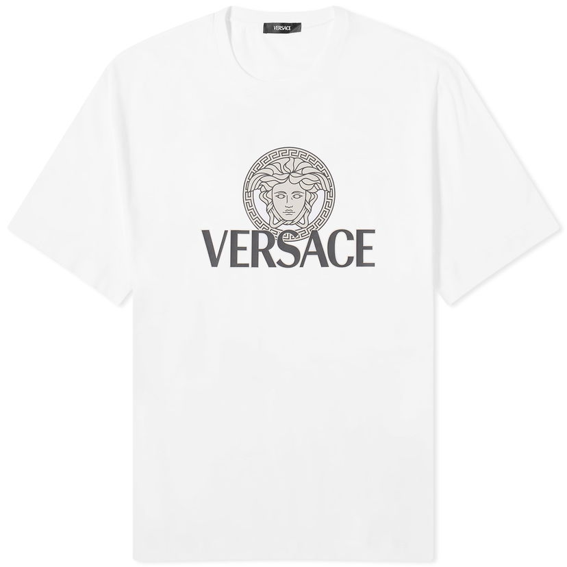 Tričko Versace Men's Medusa Print Tee White Biela | 1014226-1A10088-1W000