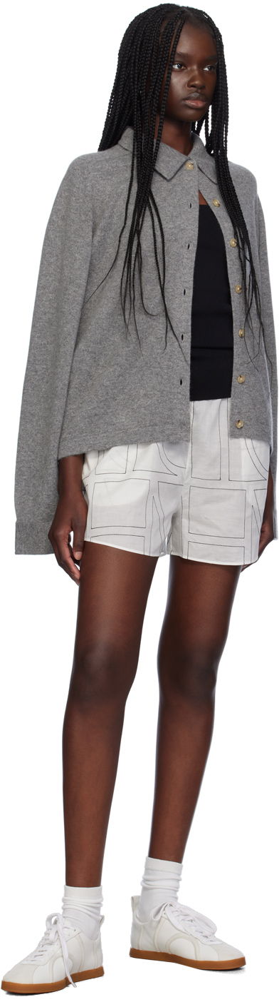 TOTEME Monogram Print Shorts